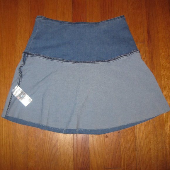 NWT We The Free Highlands Denim Mini Skirt - Picture 5 of 9
